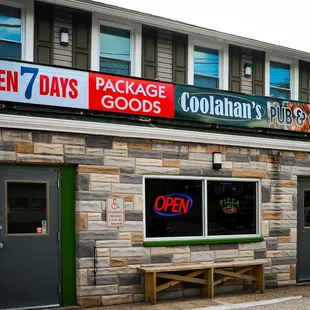 the outside of the building