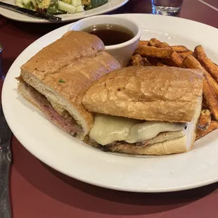 The French Dip &amp; Sweet Potato Fries