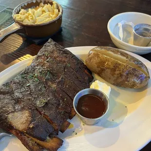 Ribs were fall off the bone but very very fatty.