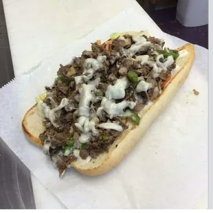 a photo of a sub sandwich