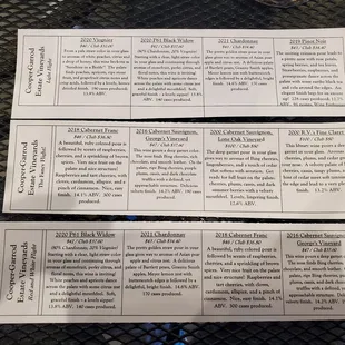 Light, red and white, and fancy flights