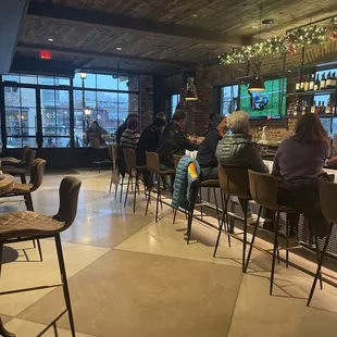Bar area.