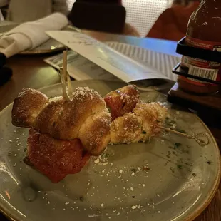 Garlic Knot Meatball Sliders