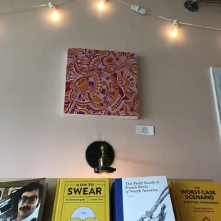 Art for sale &amp; books.