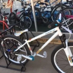 Specialized bikes including this P1