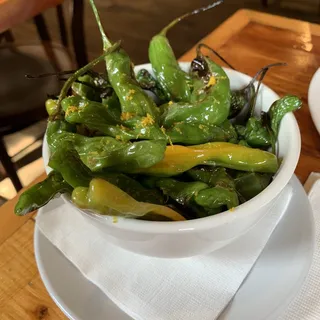 Blistered Shishito Peppers