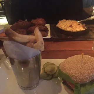 House Burger and Fries