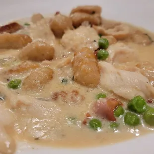 Chicken gnocchi carbonara