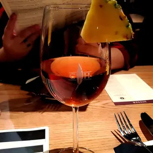 Blood orange pineapple sangria