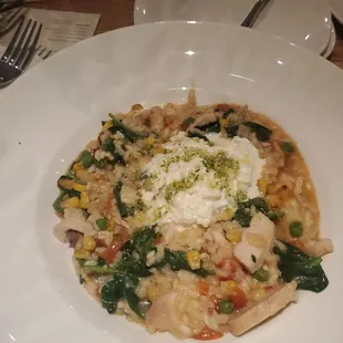 Roasted Chicken Risotto