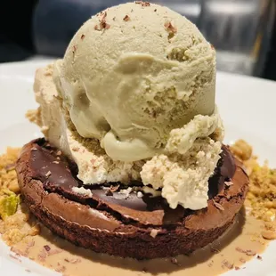  a desert with ice cream