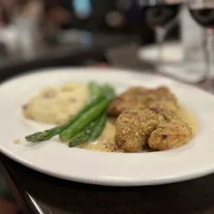 Pistachio crusted grouper