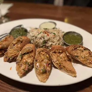 Over The Border Egg Rolls