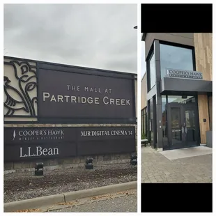 Cooper's Hawk Winery is located On M59 - Hall Rd. In The Mall Of Partridge Creek.  10/28/2023