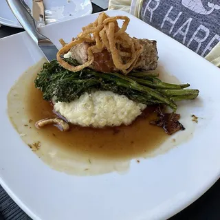 Pretzel-Crusted Pork Chop