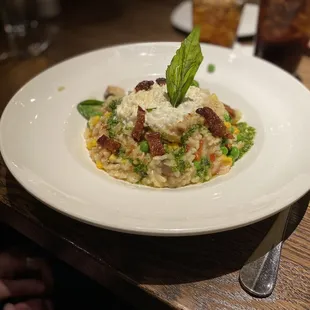 Roasted Chicken Risotto