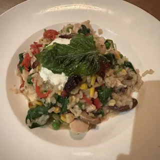 Roasted Chicken Risotto