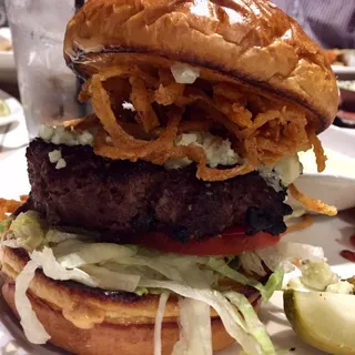 Bleu Cheese & Crispy Onion Burger*