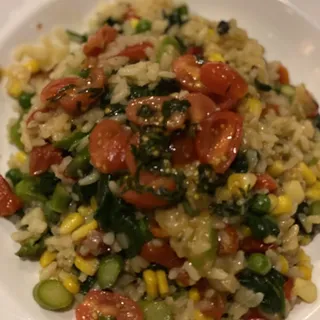 Sweet Corn & Tomato Risotto