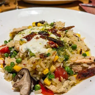 Roasted Chicken Risotto