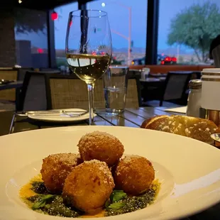 Four-cheese arancini
