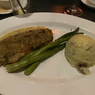 Pistachio-Crusted Grouper