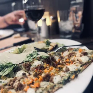 Flatbread &amp; Salad Combination