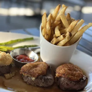 trio of steak Trio of Medallions*