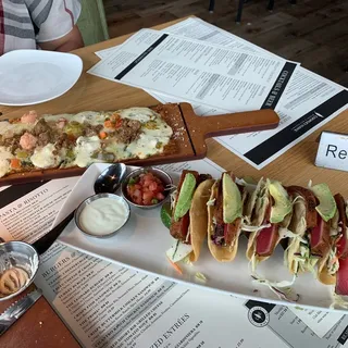 Italian Sausage & Whipped Burrata Flatbread