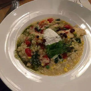 Roasted Chicken Risotto