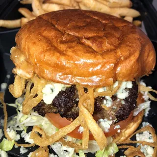 Bleu Cheese & Crispy Onion Burger*