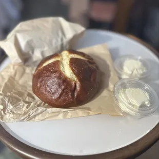 Pretzel bread