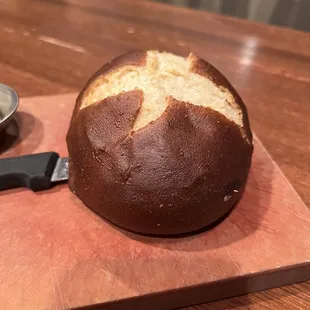 Pretzel bread