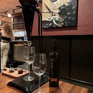 Decanter with Lux Meritage wine