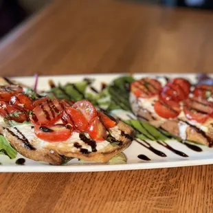  a plate of appetizers