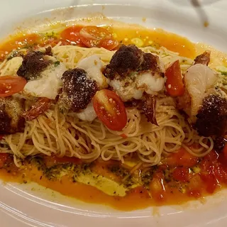 Baked Parmesan Shrimp Scampi