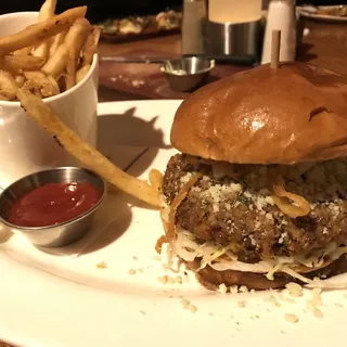 Bleu Cheese & Crispy Onion Burger*