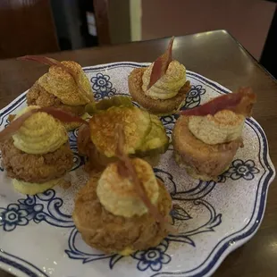 Chicken Fried Deviled Eggs