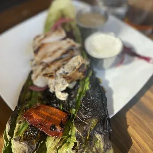 Grilled Romaine Salad