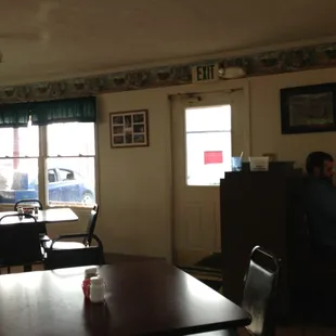 a man sitting at a table