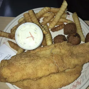 Catfish dinner