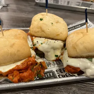Parmigiana sliders special