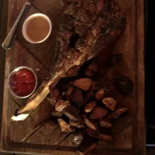 Cowboy ribeye! Excellent!