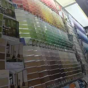 Great selection of paint products to choose from.