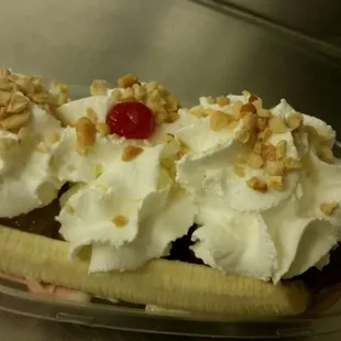 Our famous Banana Split.