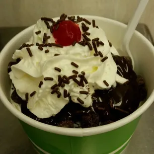 The Brownie Supreme Sundae.