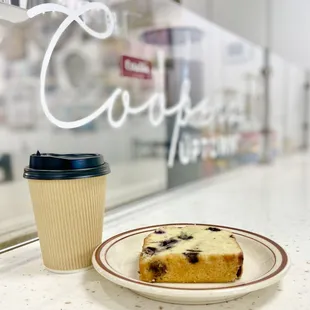 Coffee &amp; Blueberry Coffee Cake