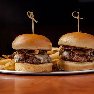 Swiss and Mushroom sliders