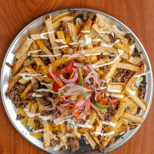 Carne asada fries