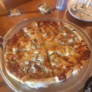 Coops Garlic Chicken Pizza